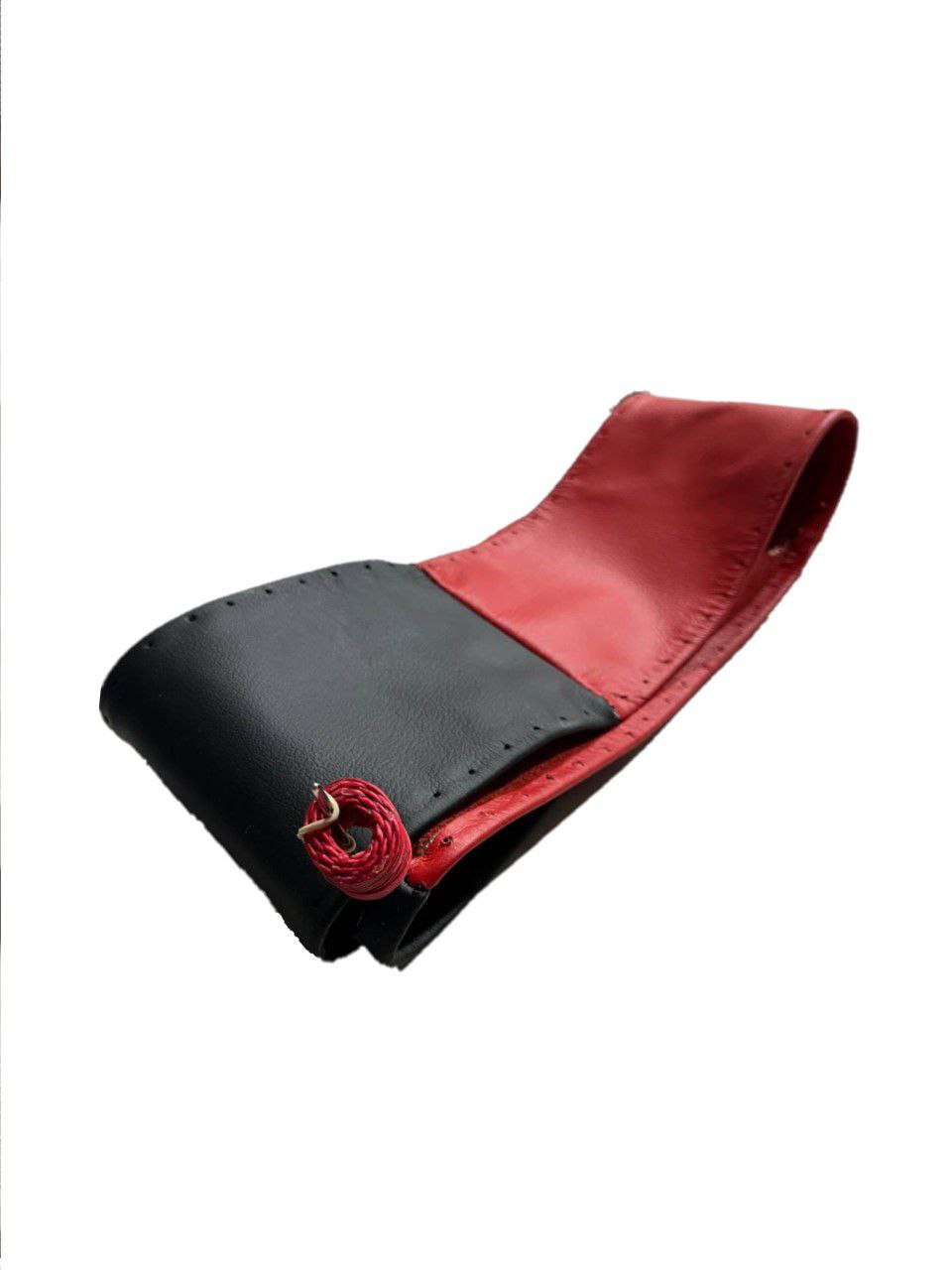 Black & Torch Red Leather Interior Piece Cover Set AUTOMATIC Transmission For 1997-2004 Chevy Corvette C5-8