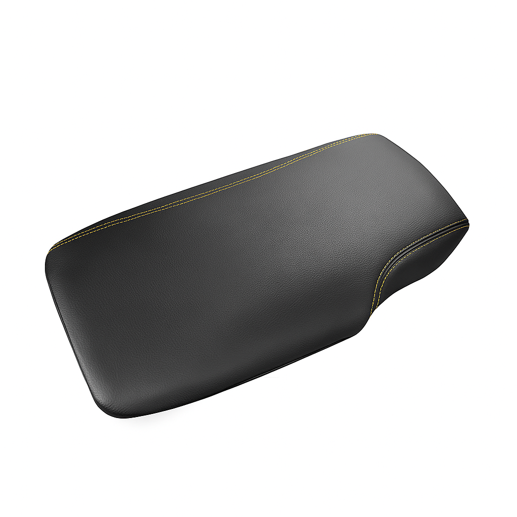 2005 - 2013 Chevy Corvette C6 Slip On Real Leather Console Cover-4